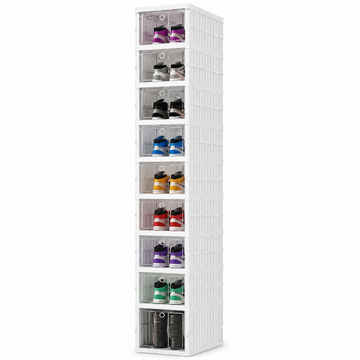Caja Organizadora de Zapatos SATE N-10381 Transparente Apilable