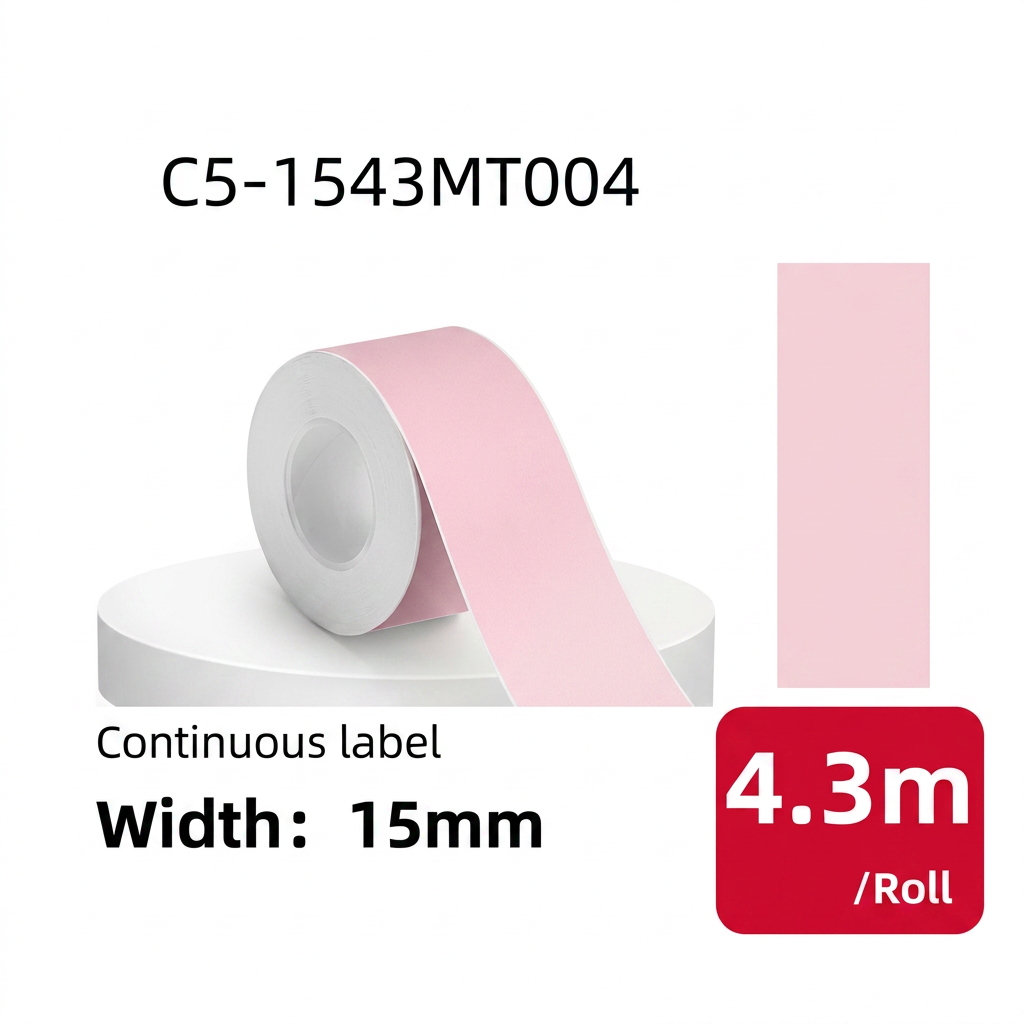 Cinta Térmica Continua 15 mm x 4.3 m rosa SATE C5-1543MT004