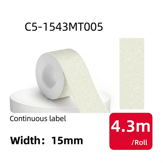 Cinta Térmica Continua 15 mm x 4.3 m escarchada SATE C5-1543MT005