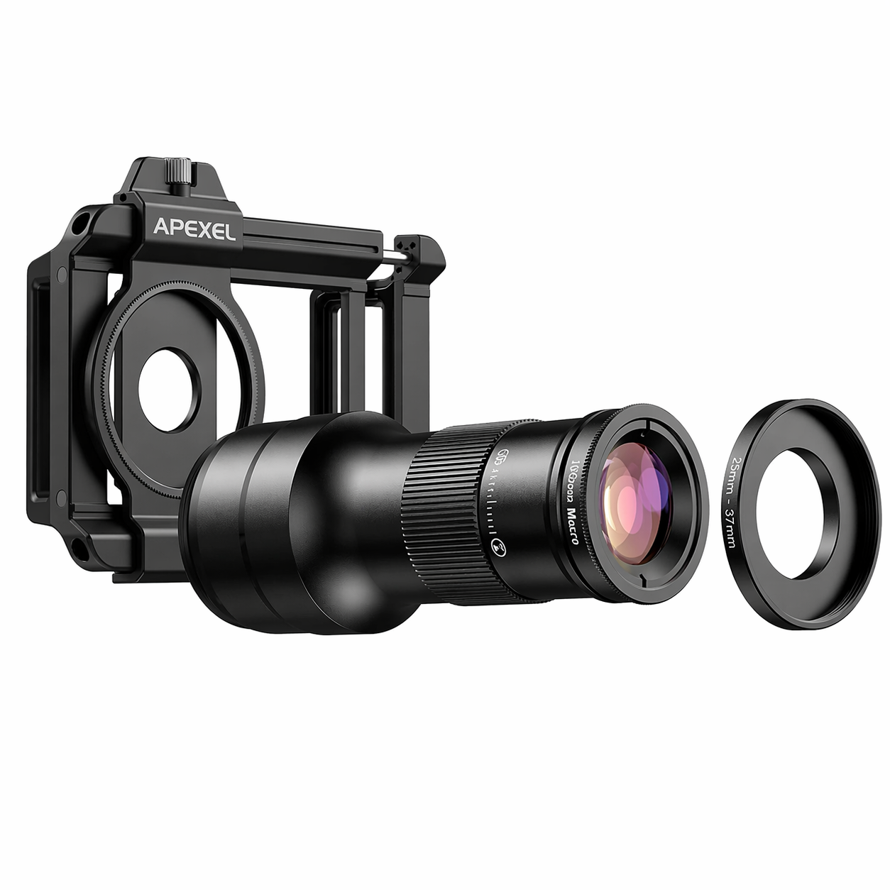 Lente Zoom y Macro para Celular APL-TM6 HD con Adaptador
