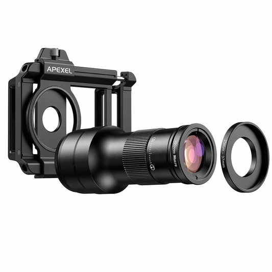 Lente Zoom y Macro para Celular APL-TM6 HD con Adaptador