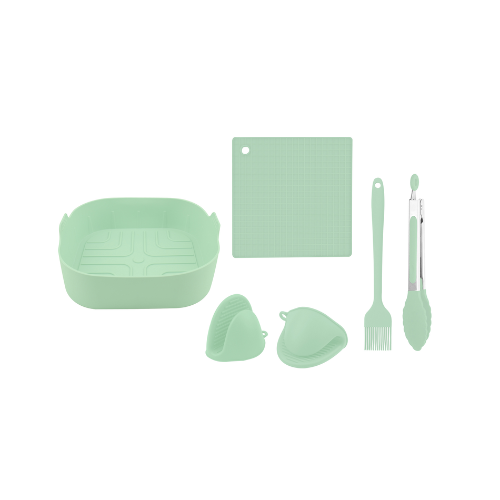 Set de Utensilios 6 Pcs Verde Croix
