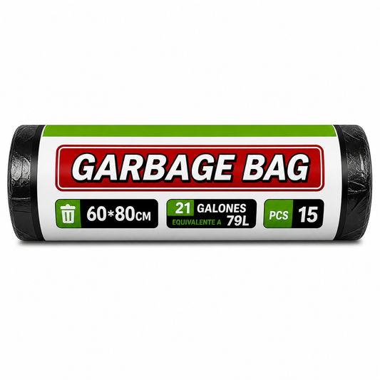Bolsas de Basura W023 60x80cm Pack 15 Unidades