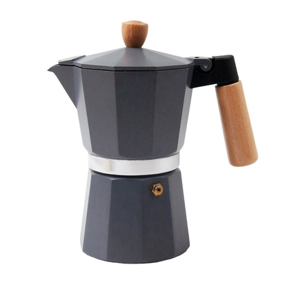 CAFETERA ITAL. ALUMIN 300ML 6T GRIS  M/MAD VARENNA