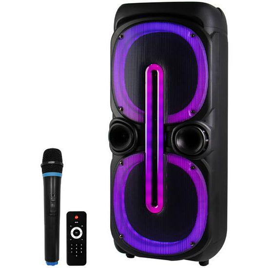Parlante Portátil Kolav D2101 de 2x10 Pulgadas con Micrófono Inalámbrico