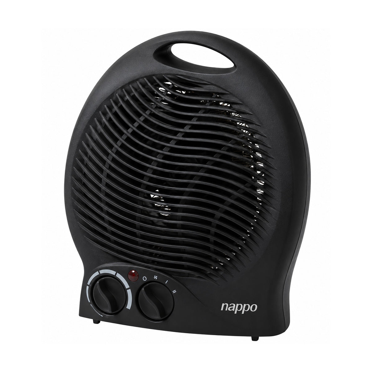 Caloventilador Nappo NCE-016 2000W sobre fondo blanco, vista completa del producto