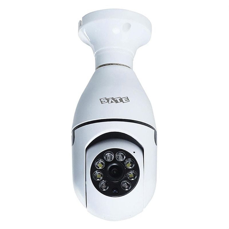 Cámara IP Satellite A-CAM003 Panorámica 2MP iCSee con Porta Foco E27