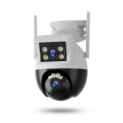 Cámara de Seguridad IP Sate CAM8005D sobre fondo blanco