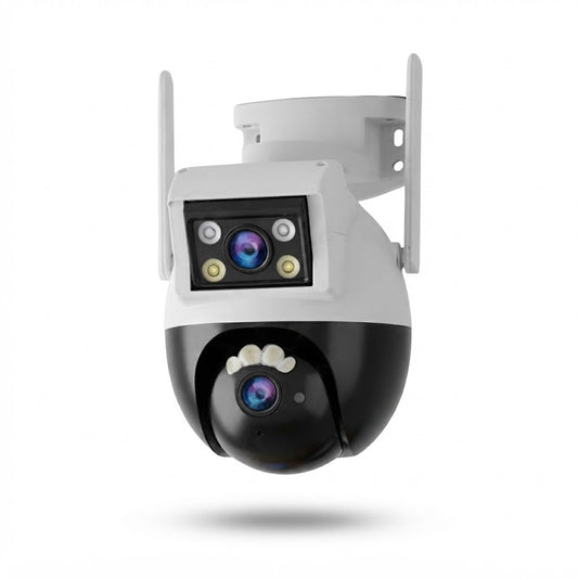Cámara de Seguridad IP Sate CAM8005D sobre fondo blanco