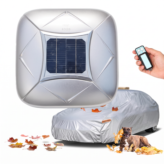 Capa cubre-auto automática solar con panel solar y control remoto
