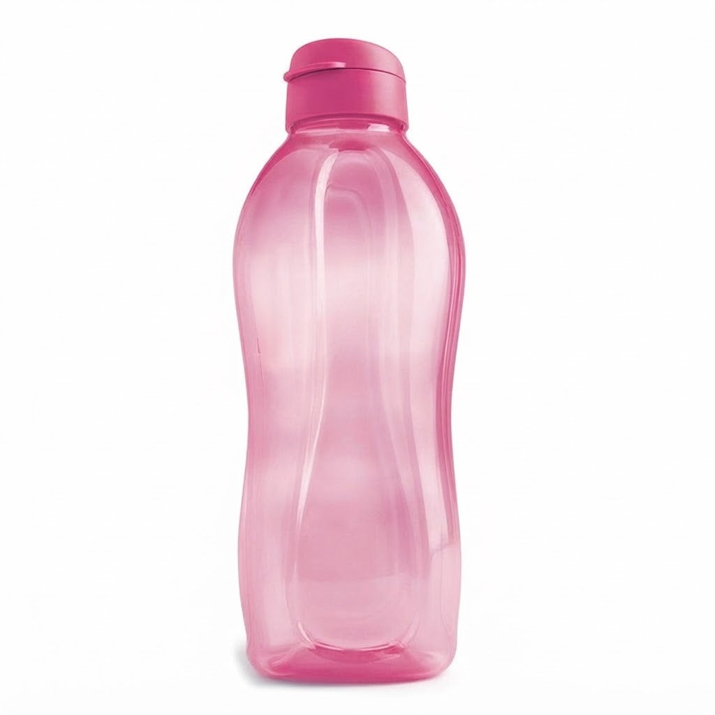 CARAMAÑOLA PLASTICA CON TAPON 1300ML ROSADA SELECTA sobre fondo blanco