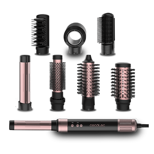 Cepillo De Aire Modelador Multifunción CeramicCare Airglam Black
