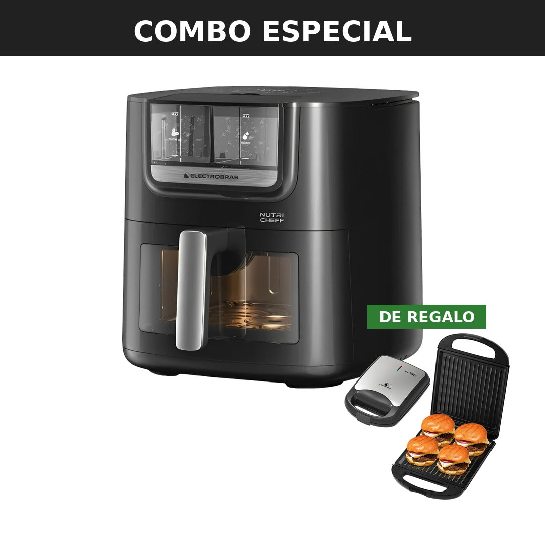 Combo Air Fryer 7.5L + Grill de regalo