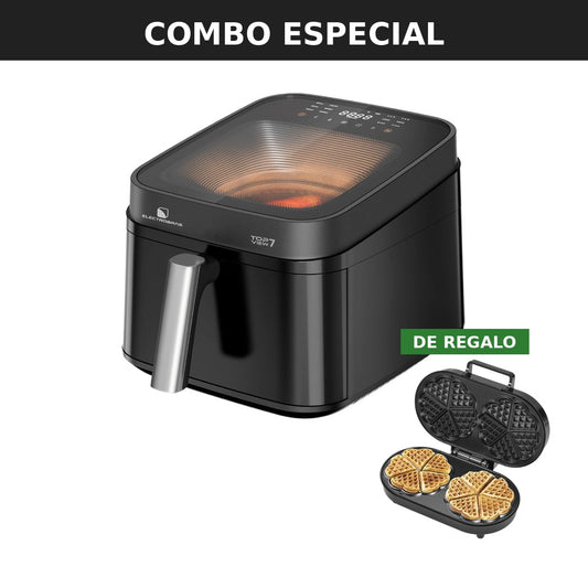 Combo Air Fryer Top View 7 + Wafflera de regalo