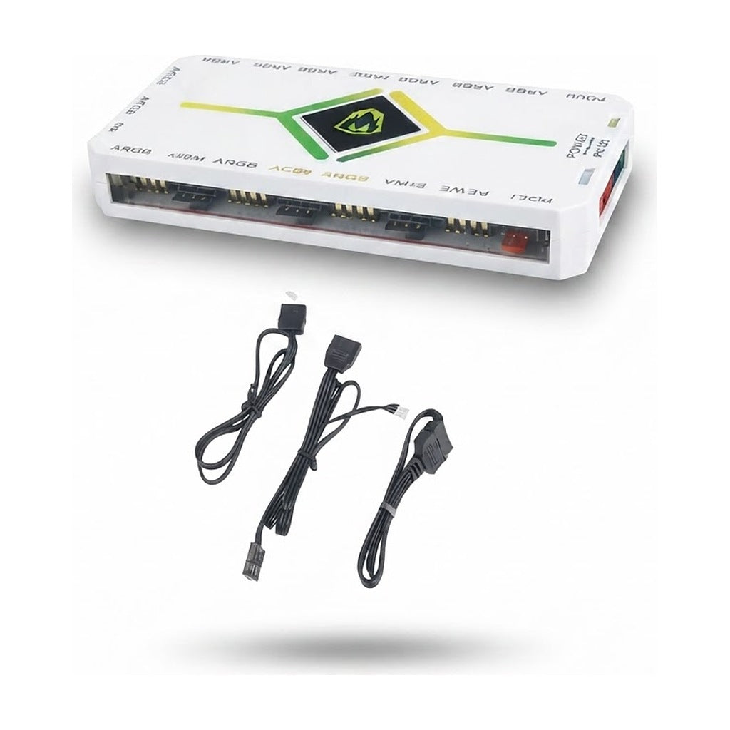 Controladora para Coolers de 10 Puertos, vista de producto sobre fondo blanco