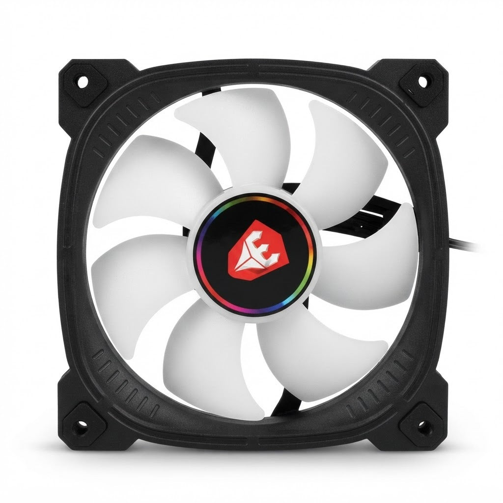 Cooler para Gabinete A- 120 mm, vista de producto sobre fondo blanco