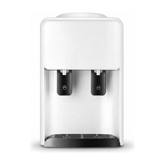 Dispensador de Agua de Mesa Frío y Caliente Carga Superior, vista de producto sobre fondo blanco