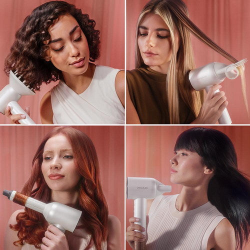 Secador De Pelo DryGlam Waves Champagne