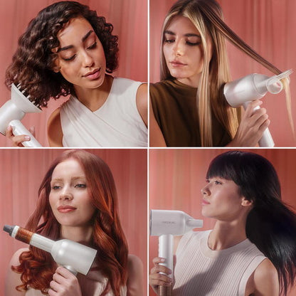 Secador De Pelo DryGlam Waves Champagne