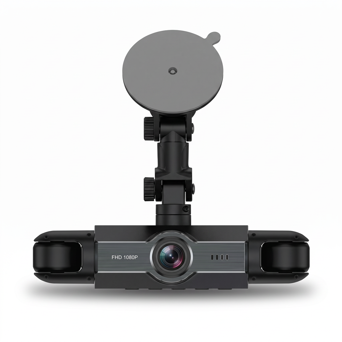 Cámara DVR para auto con ventosa y cámaras laterales