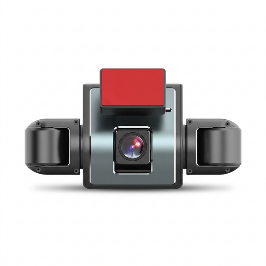 Cámara DVR para auto compacta con dos cámaras laterales