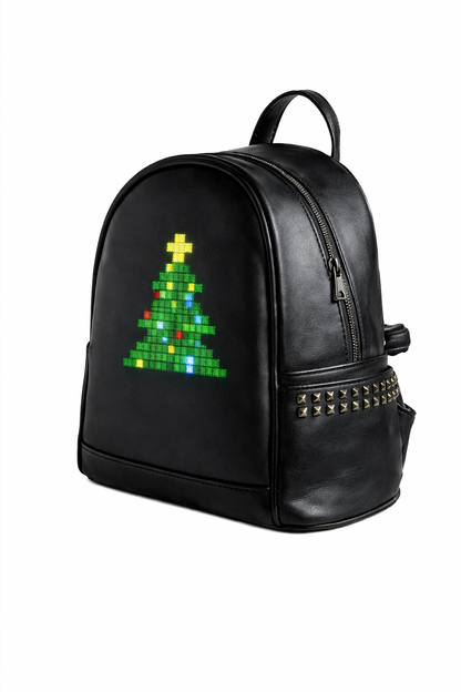 Mochila LED A-KP6081 Pantalla 64x64 Bluetooth Compacta Negro