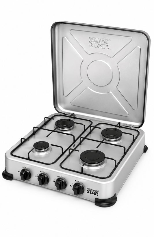 Cocina a Gas Winning Star ST-9661 4 Hornallas Gris