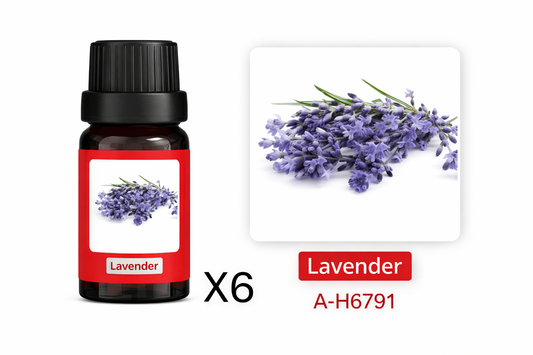 Esencia Aromática A-H6791 para Humidificador Lavanda Set 6 x 10ml
