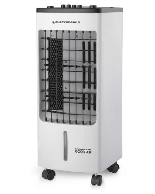 CLIMATIZADOR - GOOD AIR 4EN1: PURIFICA, ENFRIA, HUMIDIFICA Y VENTILA RESERVORIO DE AGUA 4 LITROS EBCA-03