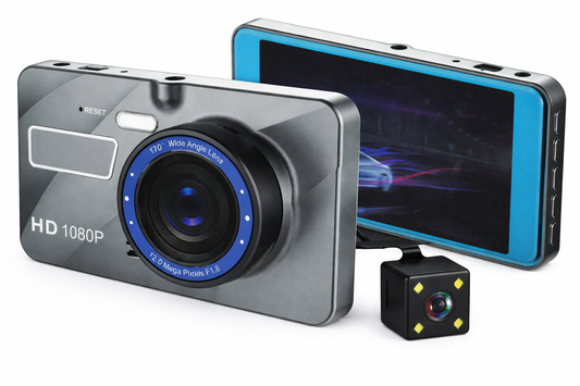 Cámara para Auto A-DVR052 Doble Cámara Full HD 1080p con G-Sensor