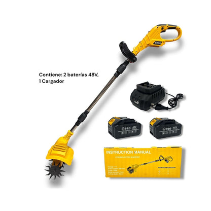 Escarificador de Césped Inalámbrico 48V 450W DV-7203 de DIVINO, producto centrado sobre fondo blanco