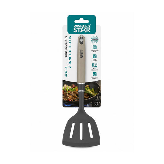 Espátula de silicona winning star ST-7549 sobre fondo blanco, foto de producto completa y centrada