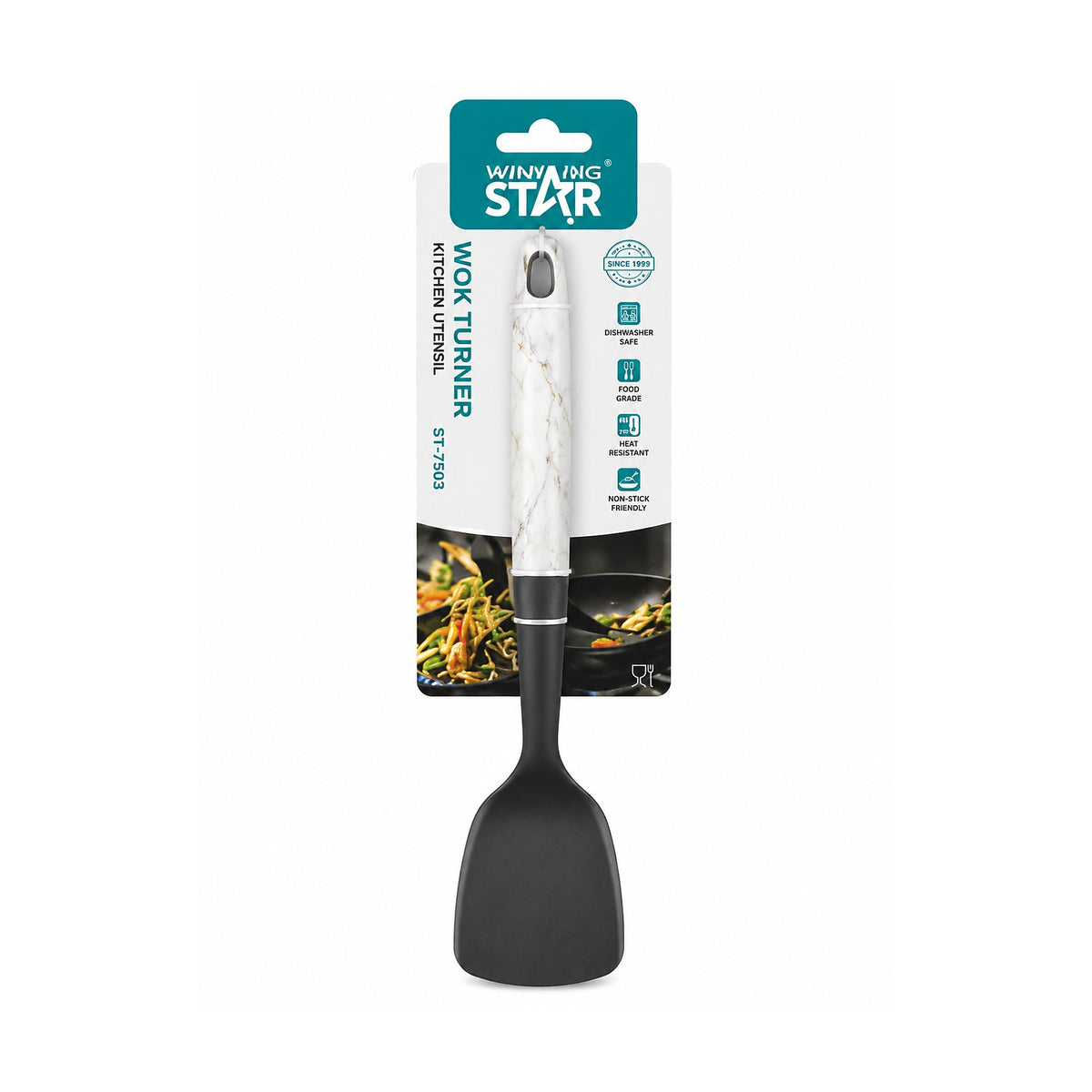 Espátula de Silicona ST-7503 Resistente al Calor Antiadherente de winning star, producto centrado sobre fondo blanco