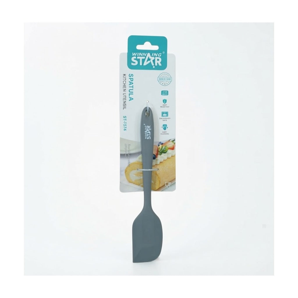 Espátula de Silicona ST-7574 21cm Resistente al Calor Antiadherente de Winning Star - foto de producto centrado sobre fondo blanco