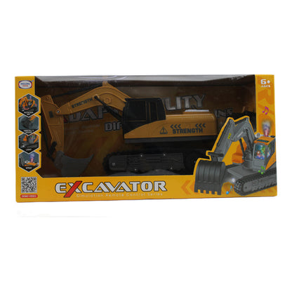 Excavadora a control remoto para niños