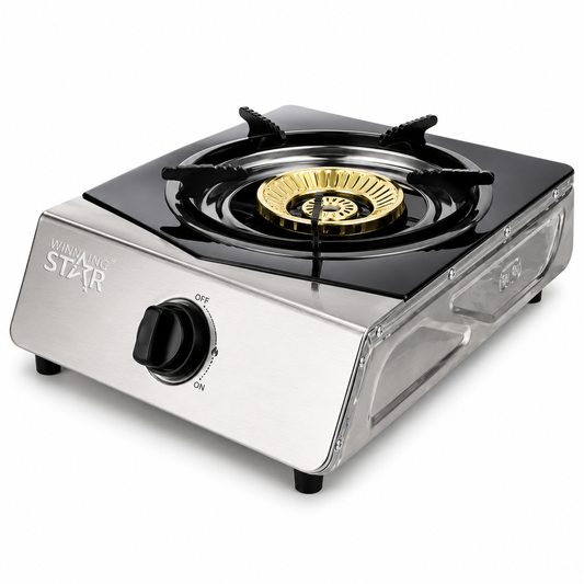 Cocina a Gas Winning Star ST-9656 1 Hornalla Acero Inoxidable