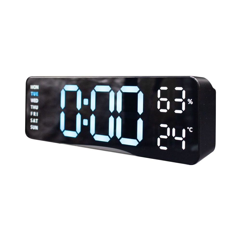 Reloj Despertador LED AC-T6861 – Negro