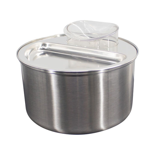 Bebedero para mascotas sate Star A-MSWF191 gris de aluminio