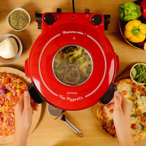 Horno Grill Eléctrico Para Pizza Fun Pizza&Co Mamma Mía Vista