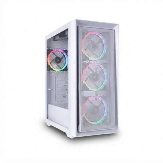 Gabinete Gamer 2402K E-ATX, vista de producto sobre fondo blanco