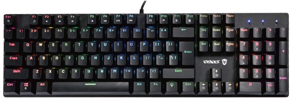 Teclado Gamer Mecánico  GK-31 – Negro