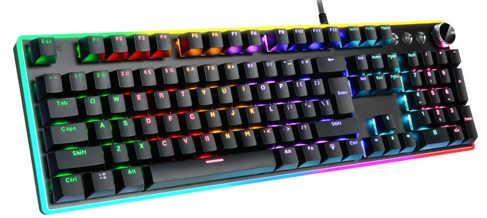 Teclado Gamer Mecánico GK-702 – Negro