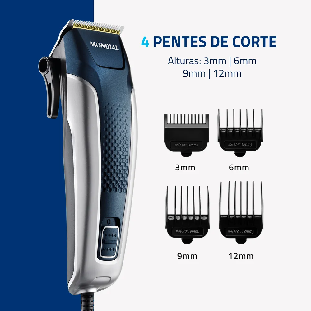 CORTADOR DE PELO TITANIUM POWER CON MALETA CR-09M