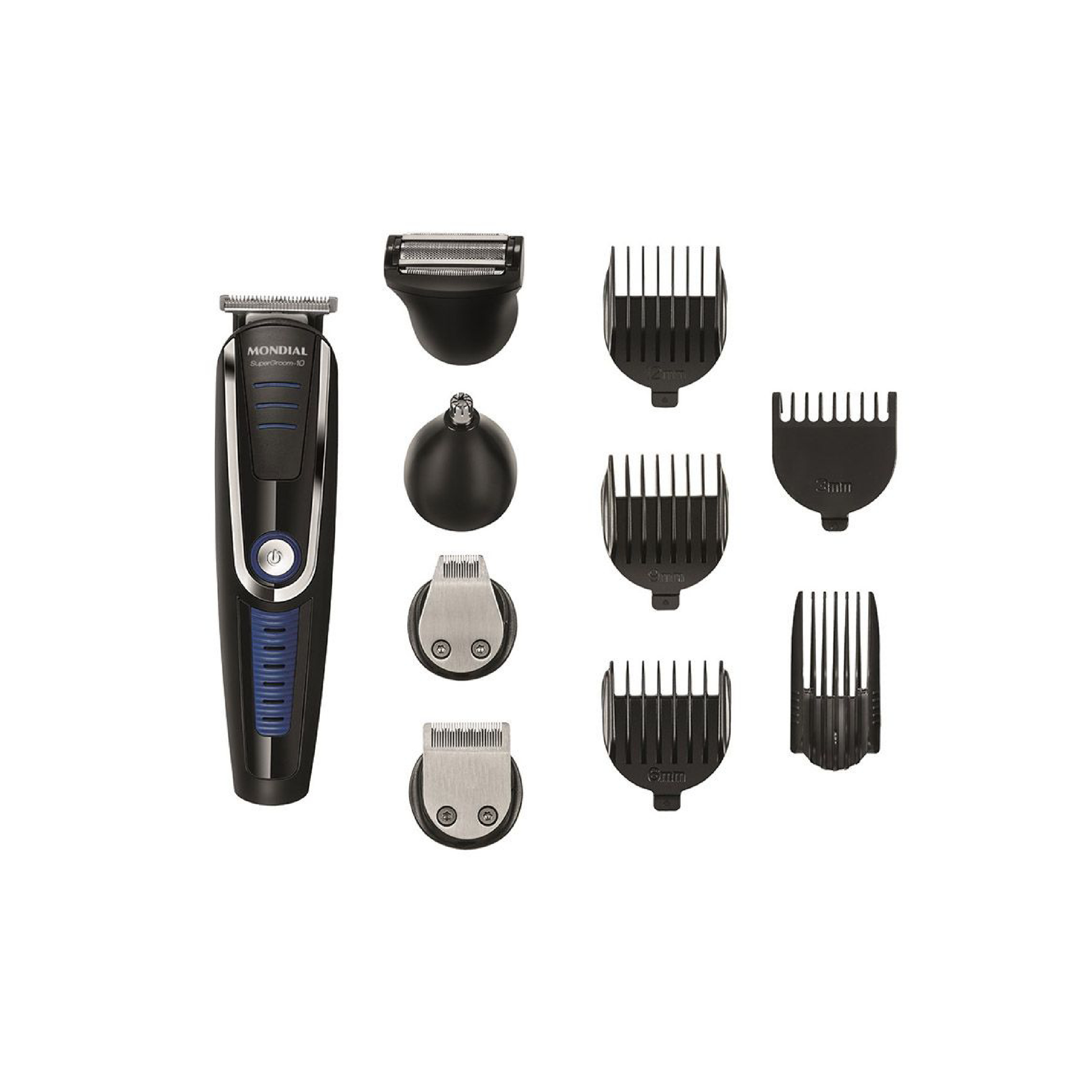 APARADOR DE PELOS SUPER GROOM - 10 EN 1 BG-03