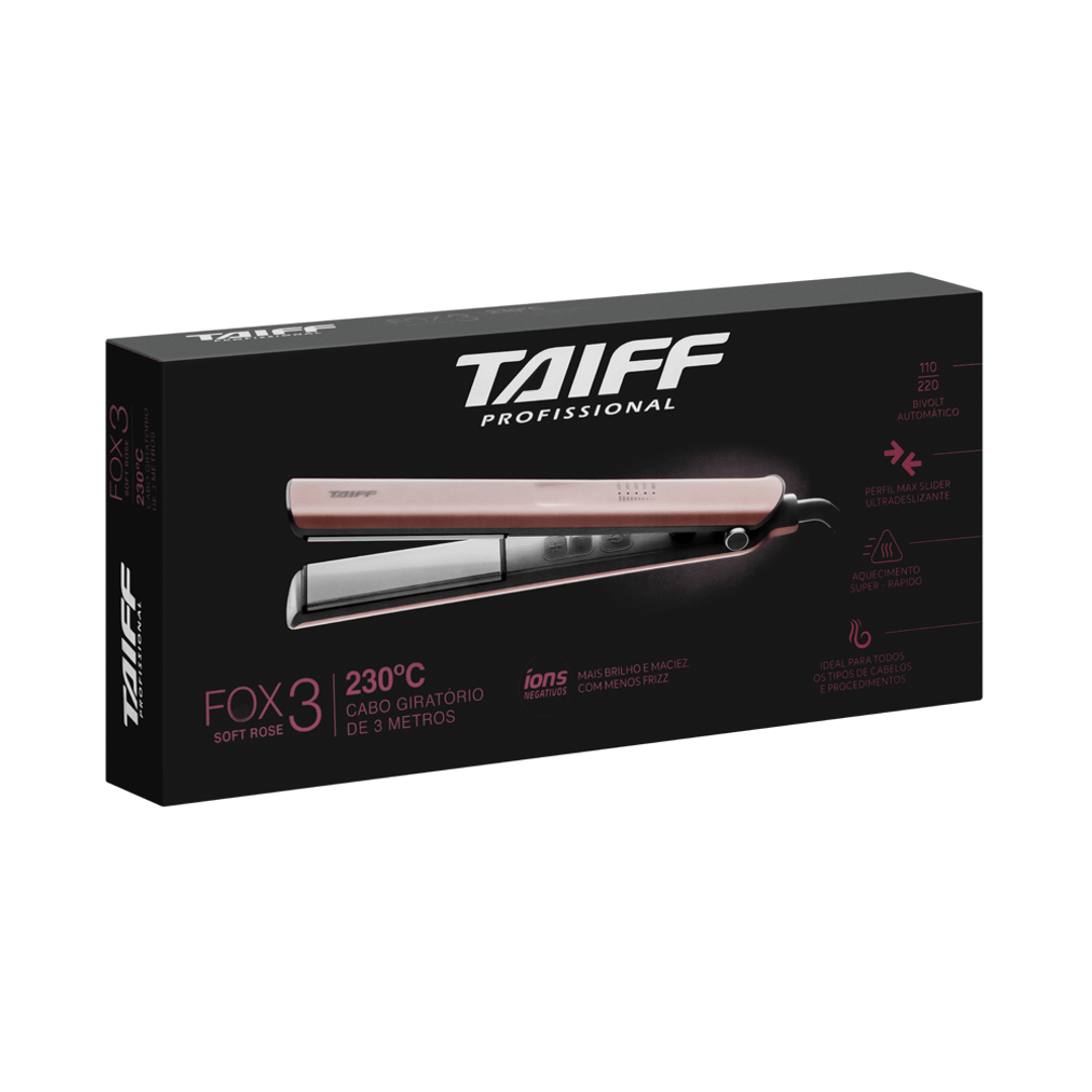 PLANCHITA - FOX ION 3 SOFT ROSE 150*C / 230*C CABLE 3 METROS FOX ION 3 SOFT ROSE