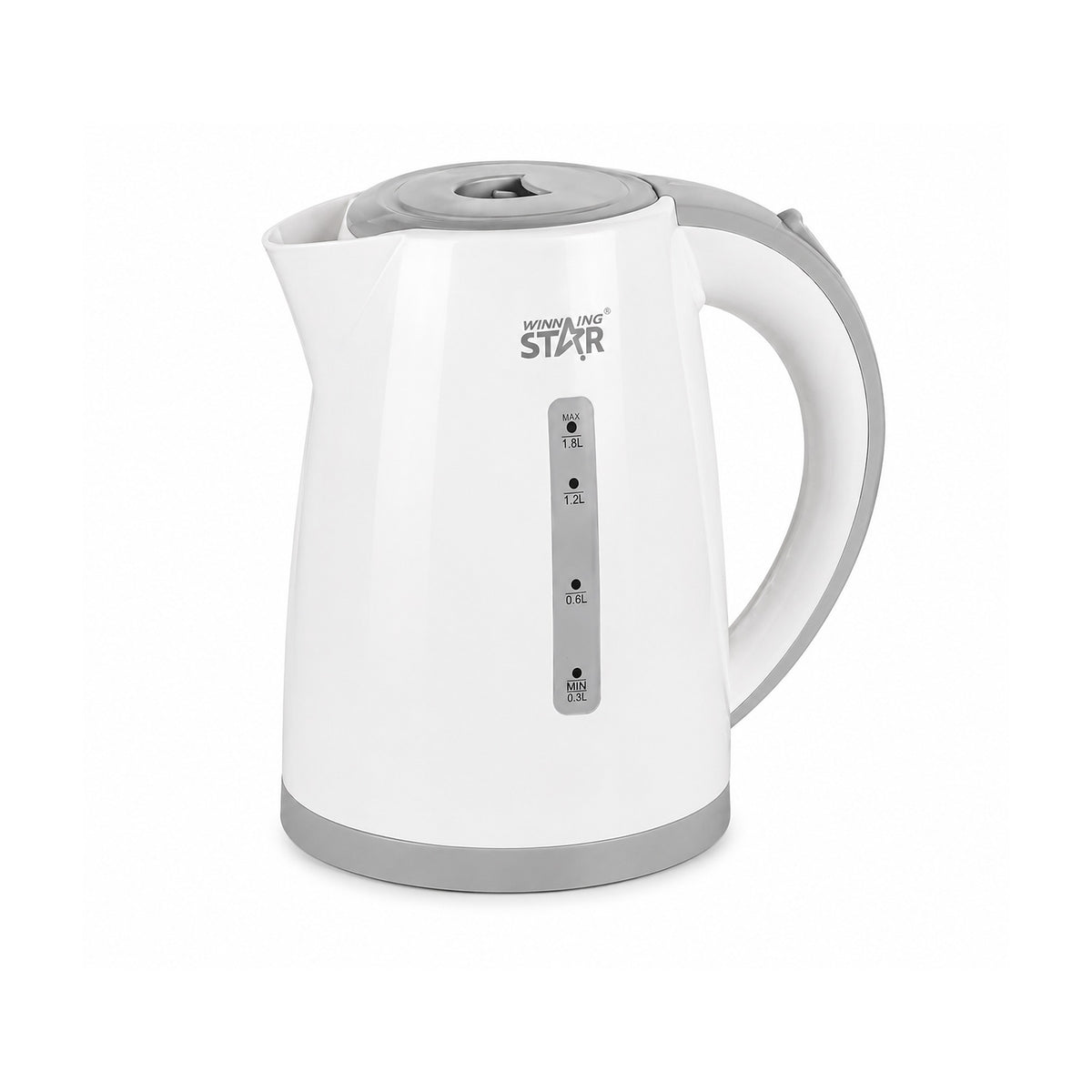 Jarra Eléctrica Winning Star ST-6002L 1.8 Litros Blanca de winning star, producto centrado sobre fondo blanco