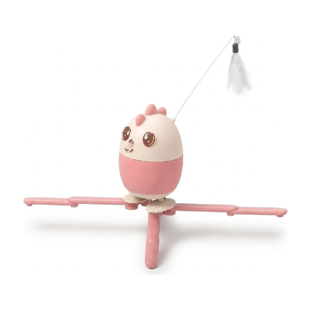 Juguete para mascotas color rosado, vista de producto sobre fondo blanco