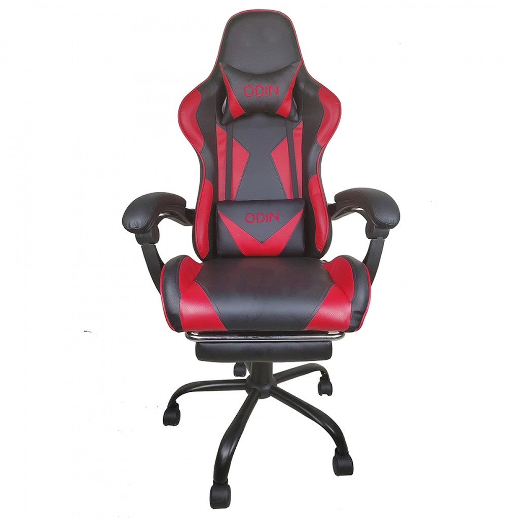 Silla Gamer Empoli con Reposapiés EM-G01 Roja Odin