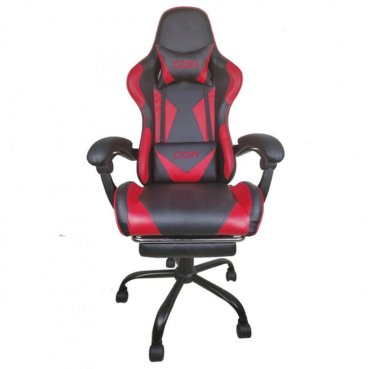 Silla Gamer Empoli con Reposapiés EM-G01 Roja Odin