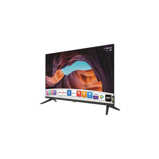SMART TV 40" FHD WHALEOS 40-SMF sobre fondo blanco, vista completa del producto